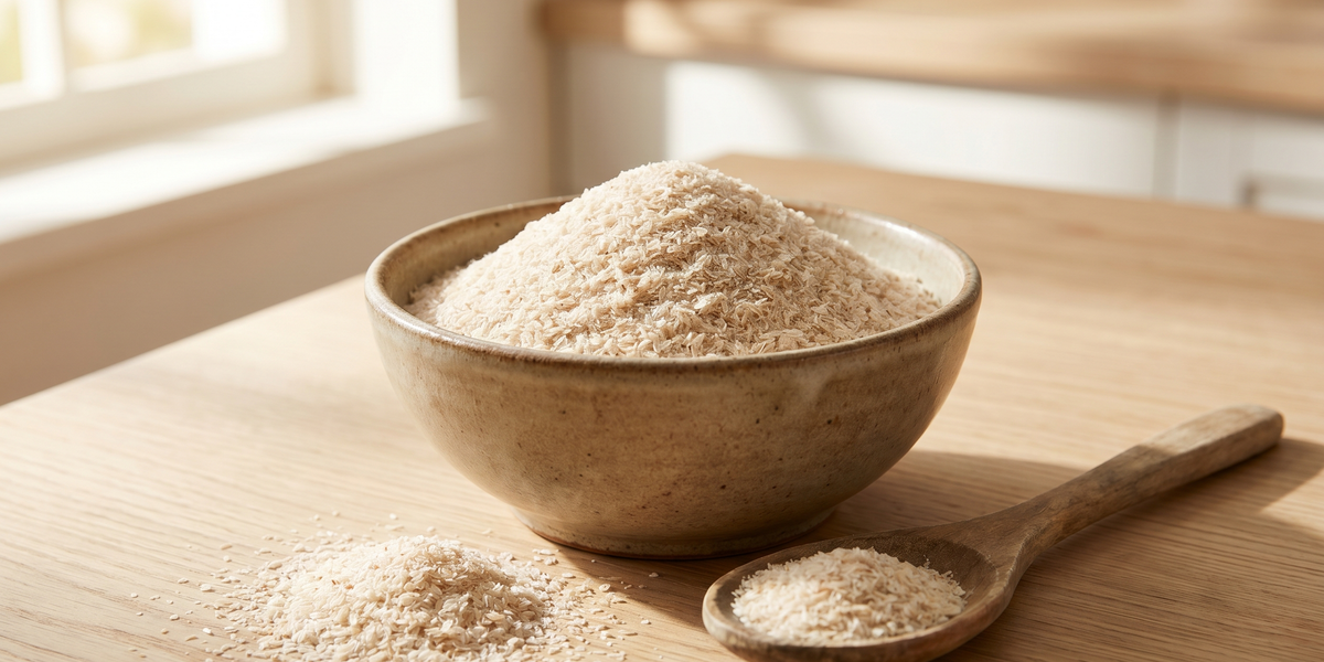 Tărâțe de Psyllium: Ghid Complet — Beneficii, Cum se Iau și Doze