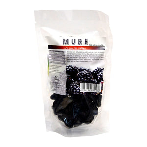 Mure deshidratate infuzate cu suc de mere, 150g