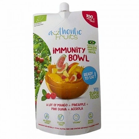 Immunity Bowl Eco Bio 190 g - pireu din fructe fara gluten, fara zahar