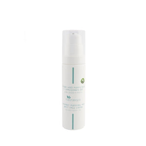 Cremă de față BIO purificatoare pentru acnee 50ml — acid salicilic, tea tree, argan, busuioc Liguria