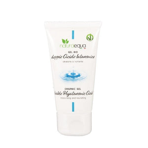Gel BIO dublu acid hialuronic 50ml — formulă cu doi acizi hialuronici (greutate mare + hidrolizat) pentru lifting și hrănire profundă