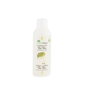 Demachiant facial BIO cu arbore de ceai pentru ten gras 150ml — Melaleuca alternifolia, acid salicilic, zahăr trestie