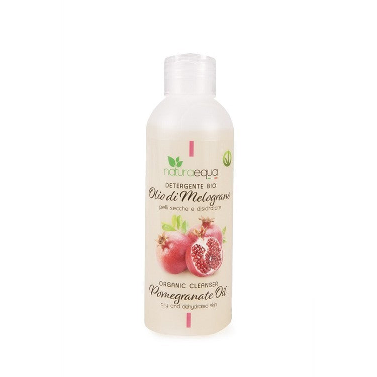 Demachiant facial BIO cu ulei de rodie pentru ten uscat 150ml — Punica granatum, vitamina E, pantenol, alantoină