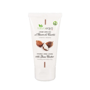Cremă de mâini BIO 50ml — unt de shea comerț echitabil, ulei de argan din Maroc, aloe arborescens din Liguria, acid hialuronic