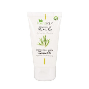 Cremă de picioare BIO obosite 50ml — unt de shea fair-trade, ulei de migdale dulci, tea tree, lavandă din Liguria
