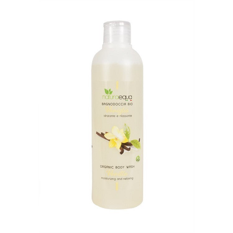 Gel de duș BIO cu vanilie pură 250ml — zahăr trestie comerț echitabil Paraguay, vanilină pură, aloe arborescens