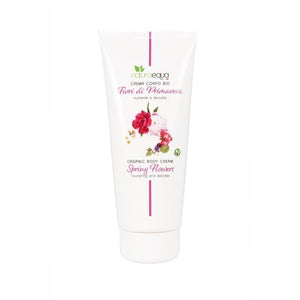 Cremă de corp BIO cu flori de primăvară 200ml — unt de shea, argan, măsline Liguria, esențe florale