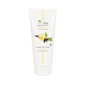 Cremă de corp BIO cu vanilie pură 200ml — unt de shea, argan, măsline Riviera Ligurică, zahăr trestie