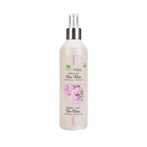 Apă tonică BIO cu apă de trandafiri pentru față 250ml — Rosa Rugosa și Rosa Muscosa, AIAB Vegan OK