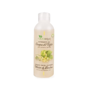 Demachiant facial BIO cu apă de tei pentru piele sensibilă, 150ml — Tilia cordata, flavonoide, zahăr trestie din Paraguay