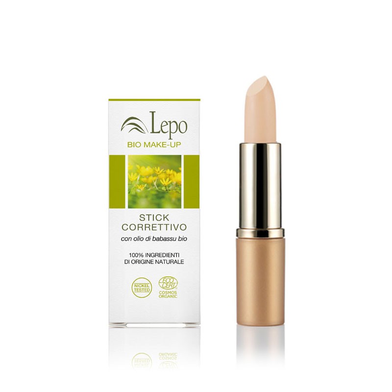 Concealer corector stick BIO cu ulei de babassu și amidon de porumb 3.5ml — COSMOS ORGANIC, fără silicon