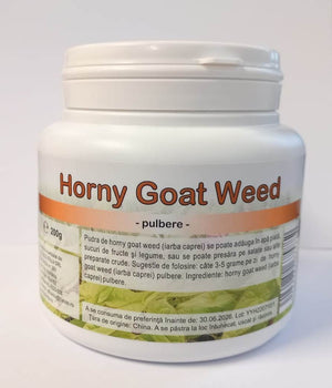 Iarba caprei - Horny goat weed, pulbere, 200g