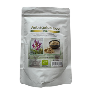 Astragalus pudră BIO 200g — rădăcină Astragalus membranaceus, adaptogen tradițional ayurveda și TCM