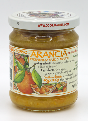 Dulceață BIO din portocale, 210g — borcan 210g, fără conservanți, cert BIO, fabricat în Italia