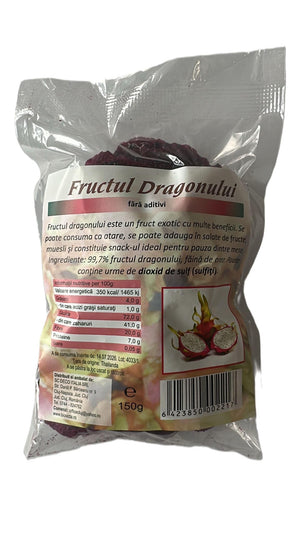 Fructul dragonului, felii, fara aditivi, 150g