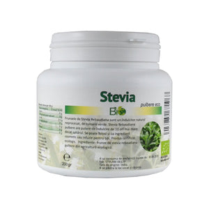 Stevia Rebaudiana pulbere, ECO BIO 200g