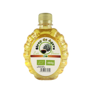 Sirop de agave LIGHT premium BIO 480g - nectar Agave tequilana, indulcitor natural cu IG scazut, aroma neutra dulce, pentru cofetarie sanatoasa