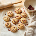 Shortbread artizanal cu agrișe roșii uscate — patiserie de casă