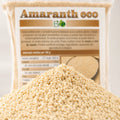 Macro textură semințe de amaranth BIO aurii, pseudocereală fără gluten 14g proteine