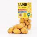 Biscuiți BIO cu lămâie fără gluten și fără lactoză, grămadă alături de pachet, biscotti al limone italieni, Biovicta