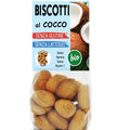 Biscuiți BIO cu nucă de cocos fără gluten și fără lactoză 90g, pachet italian biscotti al cocco, certificare ecologică, Biovicta