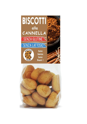 Biscuiți BIO cu scorțișoară fără gluten și fără lactoză, biscotti alla cannella italieni, certificare ecologică, Biovicta
