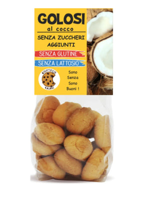 Biscuiți cu nucă de cocos fără zahăr și fără gluten, biscotti al cocco italieni, Biovicta