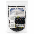 Boabe de ienupăr întregi, 100g, pungă transparentă cu boabe de ienupăr și eticheta completă, condiment, Biovicta