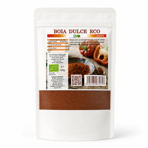 Boia dulce, BIO 120g, pungă cu fereastră și eticheta completă, condiment ecologic, Biovicta