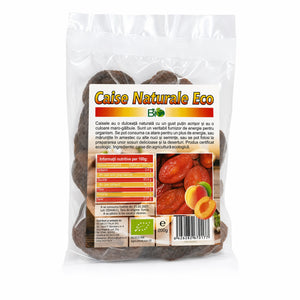Caise uscate deshidratate BIO 200g, fructe naturale fără sulfiți și fără zahăr adăugat — ambalaj Biovicta