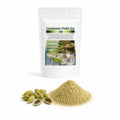 Cardamom măcinat pudră BIO, 50g, pudră de cardamom și păstăi verzi de cardamom, prezentare lifestyle, Biovicta