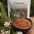 Pudră de Catuaba din Brazilia cu flori albe ale plantei, 200g Biovicta