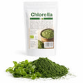 Chlorella pulbere, BIO, 500g — pudră Chlorella vulgaris și pudră prezentare lifestyle, Biovicta