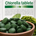 Tablete BIO de Chlorella vulgaris cu membrana celulară spartă, 300 tablete x 500mg, 150g Biovicta