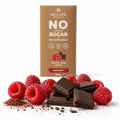 Ciocolată neagră 70% BIO Mulate cu zmeură și cacao nibs, prezentare lifestyle, Biovicta