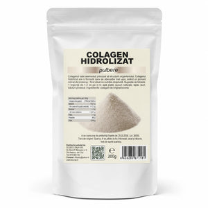 Colagen hidrolizat pulbere 200g, pachet, Biovicta