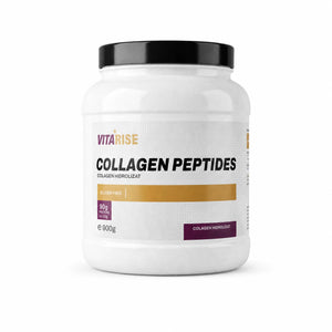 Colagen Hidrolizat VITARISE, borcan 900g — Collagen Peptides pulbere, fundal alb