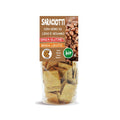 Crackers BIO de năut cu in și susan, fără gluten — pungă cu eticheta completă, snack ecologic Italia, Biovicta