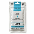 Ciocolată Cut&go BIO cu lapte, MCT și cocos, Mulate, fără zahăr, 50g — cutie ciocolată Mulaté cu eticheta completă, nuca de cocos, Biovicta