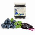 Dulceață din afine sălbatice BIO, 210g — afine sălbatice naturale și dulceață, prezentare lifestyle, Biovicta