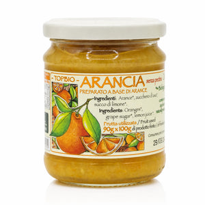 Dulceață artizanală din portocale italiene BIO, 210g — borcan cu eticheta completă, dulceață artizanală de portocale, Biovicta