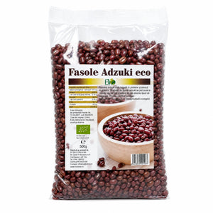 Fasole azuki adzuki BIO 500g, pachet sigilat, certificare ecologică RO-ECO-008, Biovicta