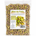 Fistic crud miez natural decojit, 500g — pungă transparentă cu eticheta completă, miez de fistic verde crud, Biovicta