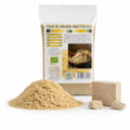 Fulgi de drojdie inactivă BIO 100g, prezentare lifestyle pentru aromă brânză vegană, Biovicta