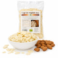 Fulgi de migdale BIO 100g, prezentare lifestyle pentru deserturi și mic dejun, Biovicta