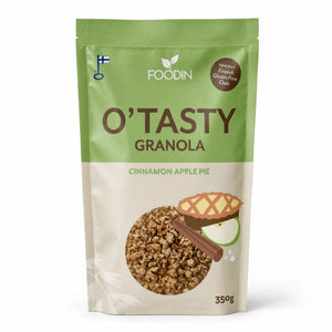 Granola cu mere și scorțișoară din ovăz fără gluten 350g, pachet, Biovicta