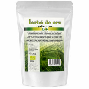 Iarba orz pudra BIO UE 250g, pachet, Biovicta