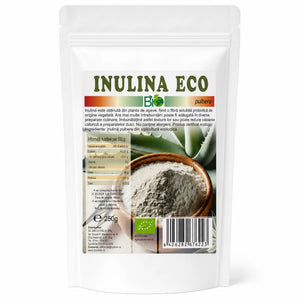 Inulina pudra BIO 250g (single photo), pachet, Biovicta