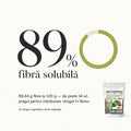 Konjac glucomannan — 89% fibră solubilă, 89,44 g fibre la 100 g, bogat în fibre, Biovicta