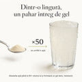 Konjac glucomannan pulbere — se umflă în apă până la 50× volumul și formează un gel dens, Biovicta
